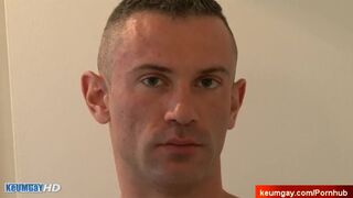 No¡ my Str8 Neighbor made a Porn where he Wanks his Big Dick ¡¡ Loren - Gay Amateur Porno