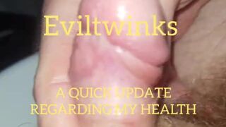 Quick Update; I need support, I have health problems EvilTwinks - Gay Porno Video