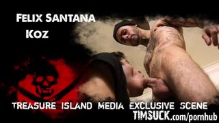 Tatted up Latin Cocksuckers - free gay porn