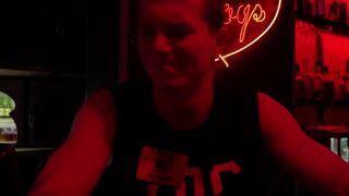 Central Station Gay Club Guest Fucks Bartender for Money Falcon Al - BussyHunter.com