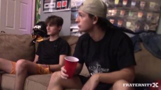 Smooth Beta Bitch Likes getting Dicked down when Pledges Run Dry Frat X  - Gay Porno Video