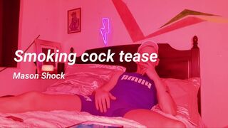 Smoking cock tease Mason Shock - Free Gay Porn