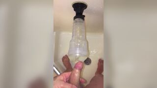 Fleshlight Gets Golden Shower in the Shower. Pissing In⁄out of Fleshlight. Jetsfan1983 - SeeBussy.com