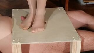 Nylon tight feet cock stomping by goth domina pt2 HD Beth Kinky - Amateur Gay Porn - A Gay Porno Video