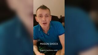 Late night quick wank Mason Shock - Free Gay Porn