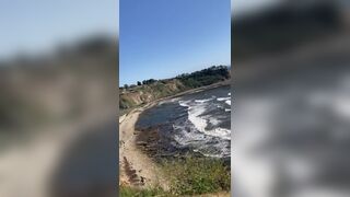 Breathtaking Beach Vey moment in Palos Verdes with Rock Mercury Rock Mercury