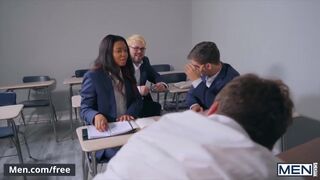 Two students gets fucked by teacher mennetwork