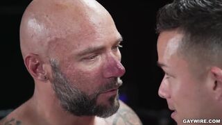 GAYWIRE - Jason Collins & Nic Sahara Wrestle then Fuck Gay Wire - free gay porn