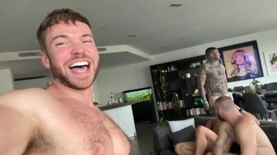 The Wolf Project and 3 English lads - free gay porn