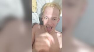 Skinny horny teen shoots a load in his throat and spits some out Peter bony - Free Gay Porn