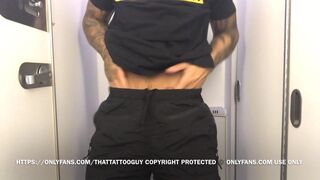 Lavatory bate (solo, masturbation) - Hot Gay Porn - Amateur Gay Porno