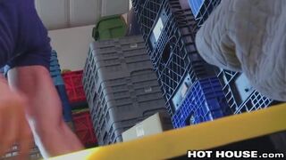 HotHouse Fit Warehouse Workers Fuck on Security Cam Hot House - Free Amateur Gay Porn
