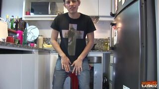 Latin Twink Santiago Beating Off CJXXX - Amateur Gay Porno 2
