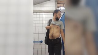 Nipple hurting hard ⁄public bathroom hairy belly man, peeing in the floor nathan nz - SeeBussy.com