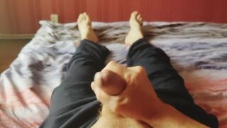 Quick cumshot. Shy Racoon - SeeBussy.com