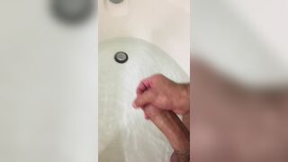 2020-03-14 Jerking my cock in the shower - SeeBussy.com