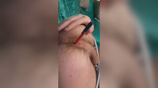 Inserting a pen marker up my tight skinny ass¡ Peter bony - SeeBussy.com