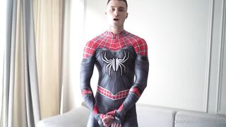 Max Barz Spiderman Big Dick Cum Out