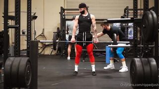 Josh and Zach and fan Asslicker in Gym