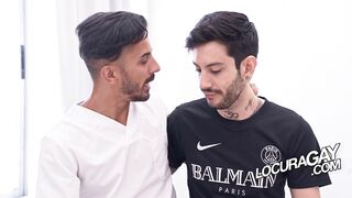Masajista Alejandro Mango y Alexis Clark LOCURAGAY