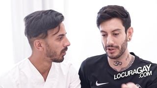 Masajista Alejandro Mango y Alexis Clark LOCURAGAY
