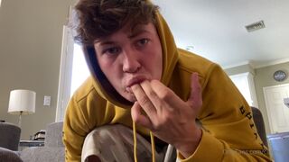 Creamy Bros Matt and Tayler foot ass and muscle worship matt cum on ass