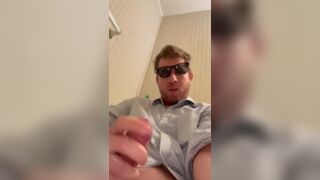 Quick Cut to Cumshot After Wrestling with My Dick for Thirty Minutes - In a Nice Shirt¡ BlondNBlue222 - Free Gay Porn - Free Amateur Gay Porn