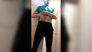 Quick piss at store restroom KyleBern - Free Gay Porn - Free Amateur Gay Porn