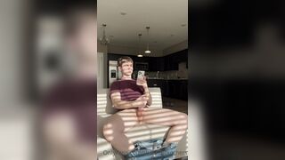 TBS - Lil bro is having a wank and cums on Big bro - 1 min
