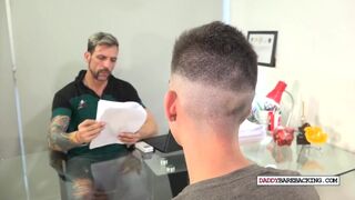 Slim Latino Face Jizzed by DILF after Enjoying Rimjob CJXXX 2