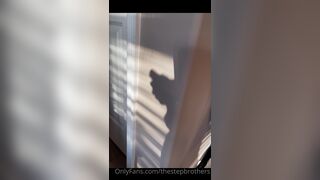 TSB - Lil bro does a wanking shadow puppet - 41 secs