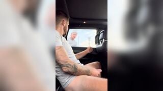 Risky Public Parking Lot Face Fuck King Louis for ya - Free Gay Porn - Free Amateur Gay Porn