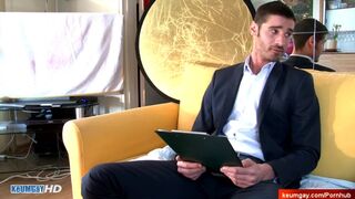Pierre Handsome Innocent Hetero Guy in a Gay Porn. - Amateur Gay Porn